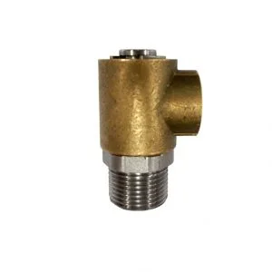 Fig 124C - 3/8 90Deg 4000psi Brass Swivel – Pumps Australia