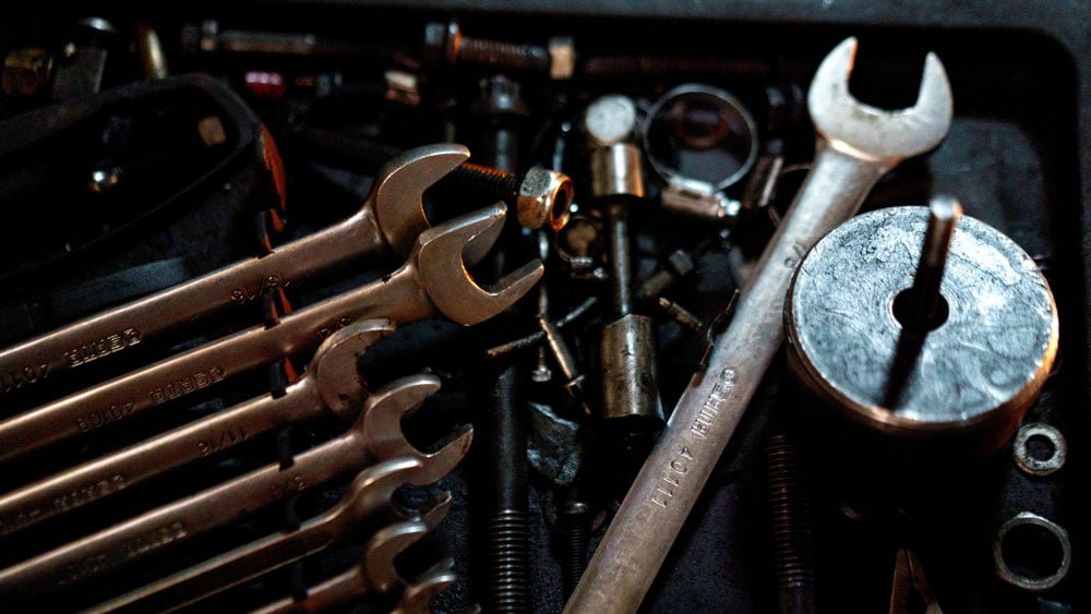 spanners and tools